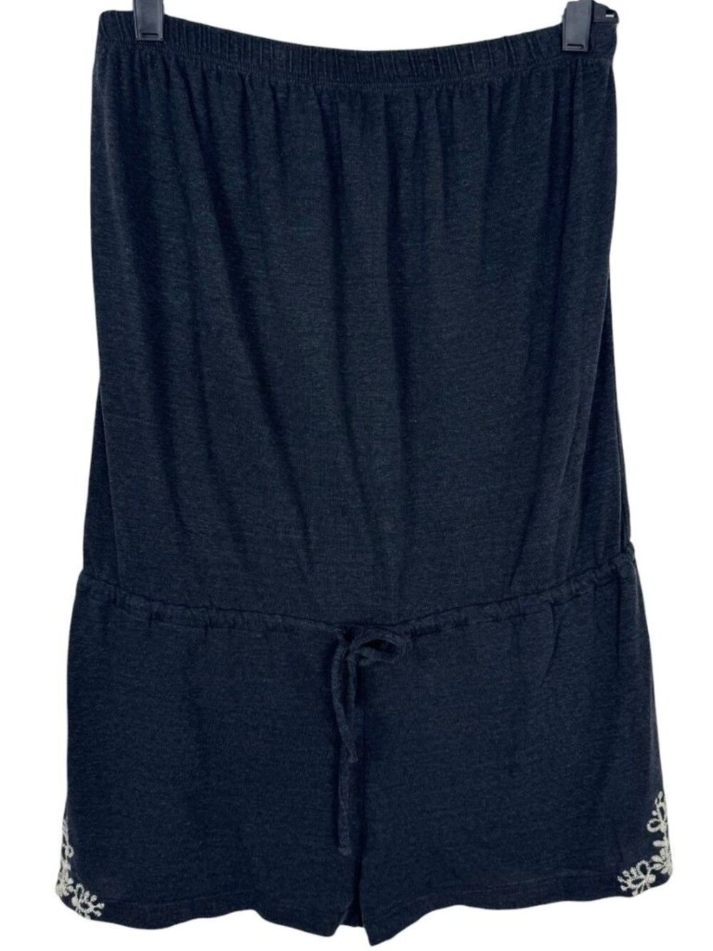 Lucky Brand Swimwear Heather Grey Romper Coverup Women's Size XS Pull On GUC